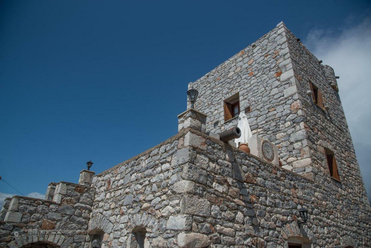 Apartamento Charouda Stone Tower Pírgos Dhiroú Exterior foto