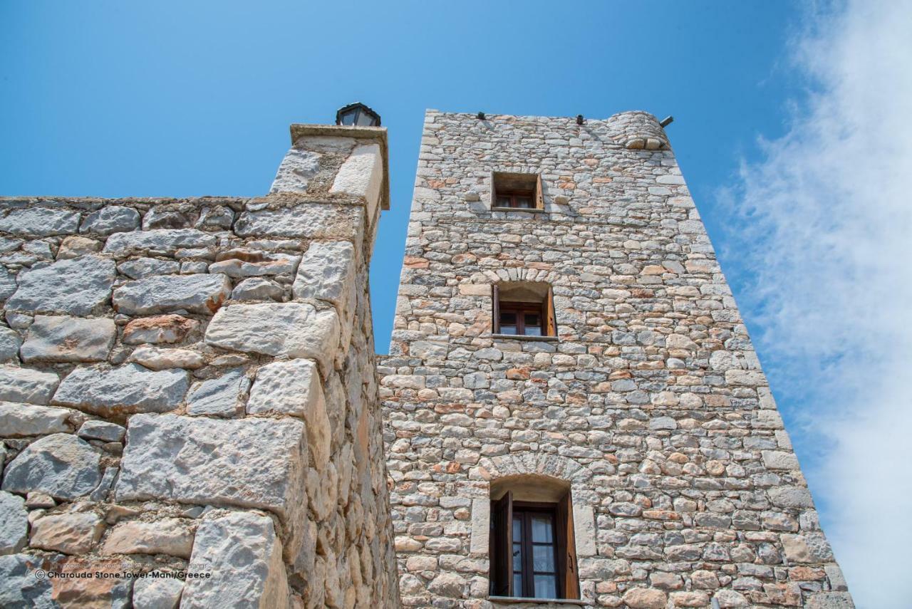Apartamento Charouda Stone Tower Pírgos Dhiroú Exterior foto